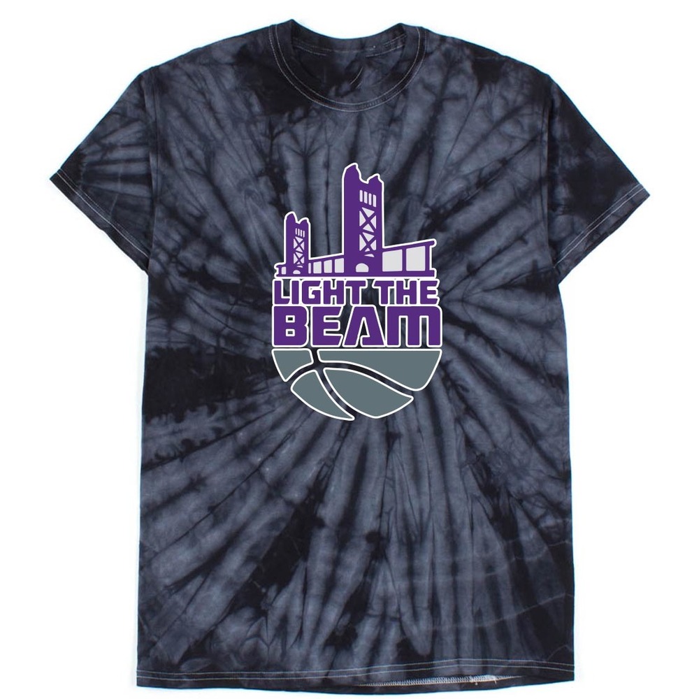 TIE-DYE  Sacramento Kings Light The Beam Shirt T-Shirt
